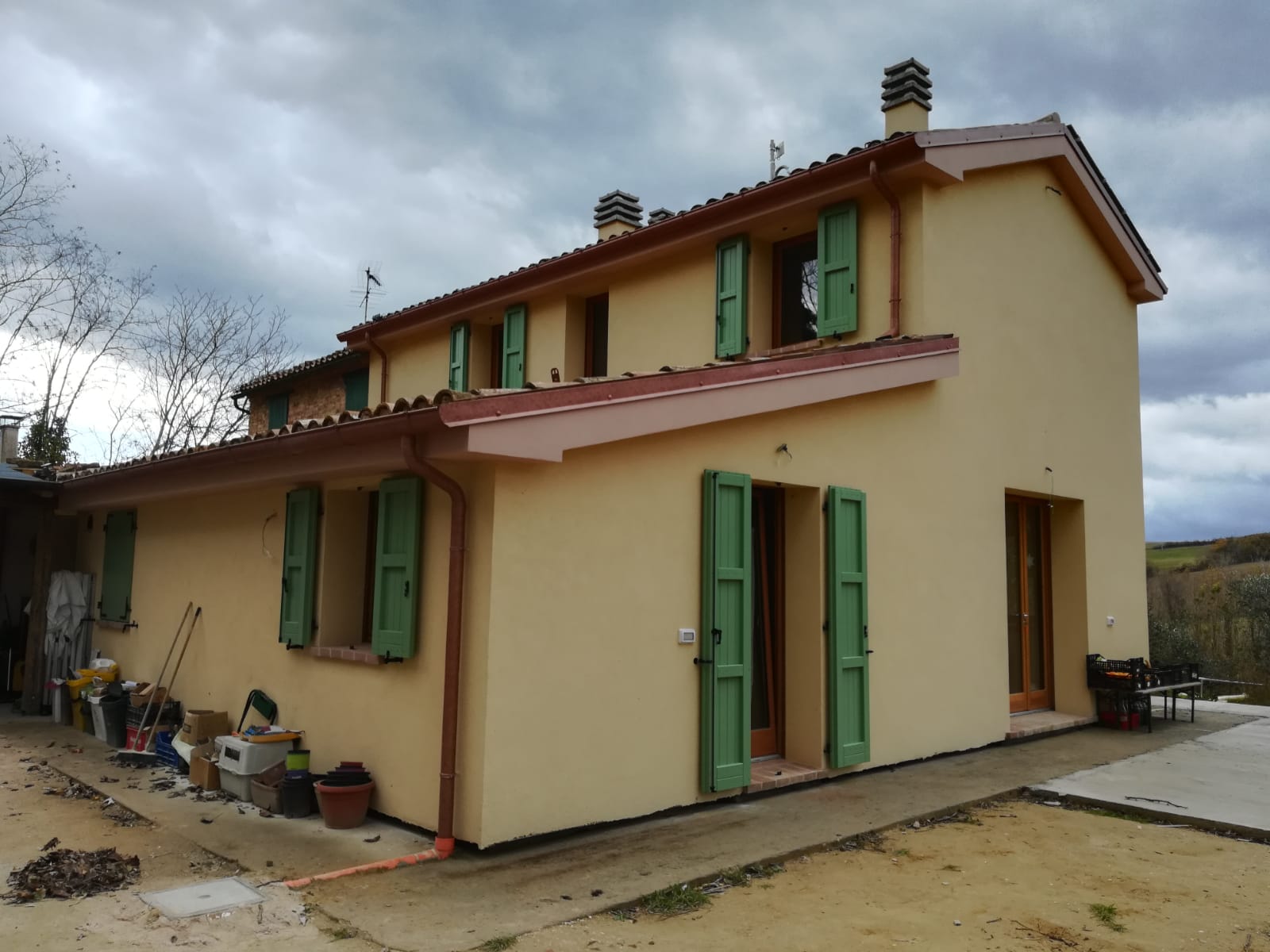 Casale nelle Marche dopo la ristrutturazione chiavi in mano EDILSCATTO